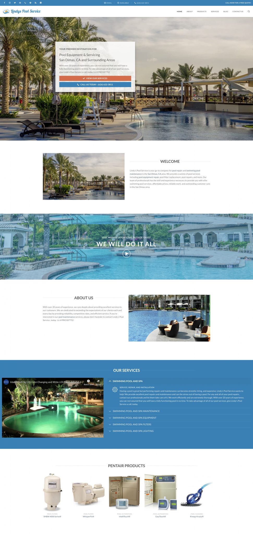 Pool Service marketing Design