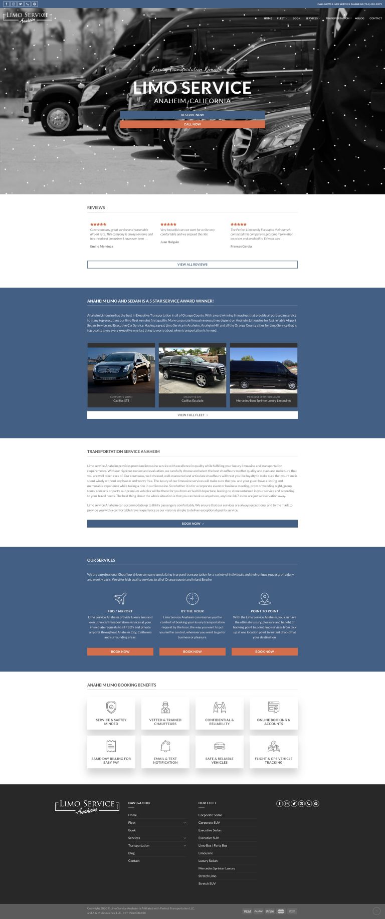 Limo Service Anaheim 24 limo service