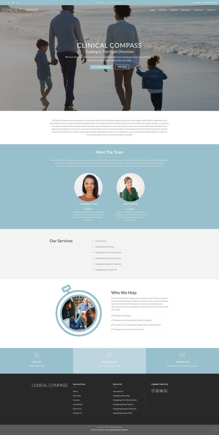 Limo Service Anaheim 23 therapy company website design